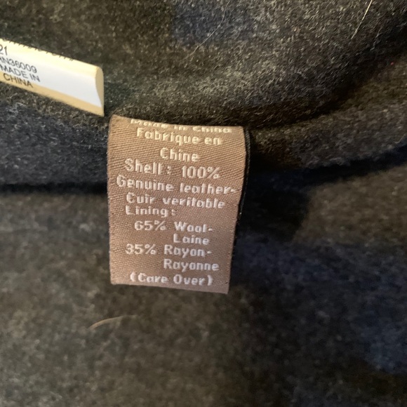 Calvin Klein hooded leather jacket men’s - Picture 3 of 3